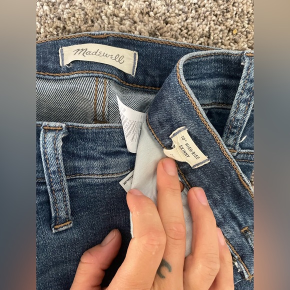 Madewell high rise skinny jeans 27 - Picture 3 of 3